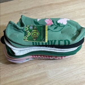 Step up your sock game w/Wicked 9-pair no show socks featuring  chic ruffle edge